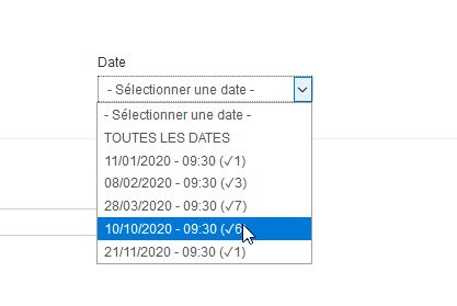 newsletter choix date
