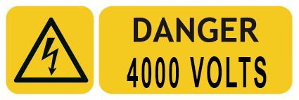 danger 4000v